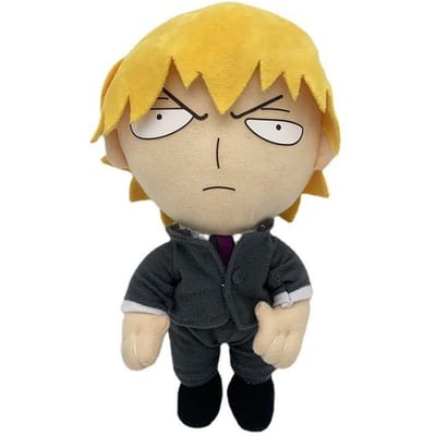 Mob Psycho 100 Schattige Ryoga Shirota Pop Cartoon Creatief Bed Ornament Shigeo Kageyama Vakantie Speelgoed Mooi Cadeau geel
