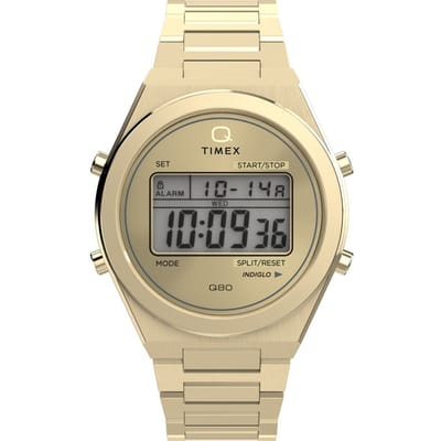 Timex Q Timex TW2Y09700 Horloge - Staal - Goudkleurig - Ø 39 mm