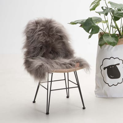 SHEEPY® | Schapenvacht | Àshly (Grijs) L (105-110cm) - Sheepy.cc