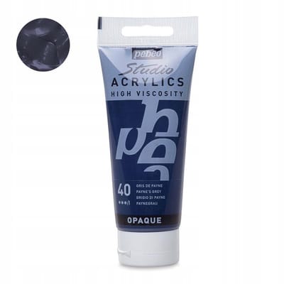 Pebeo Studio Acrylverf 100ml - Payne's Grijs