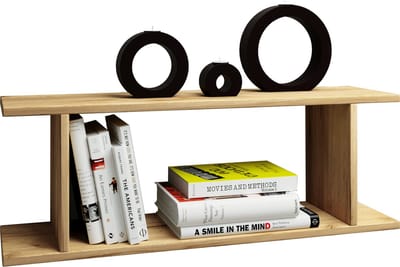 Houten wandplank Hangende plank Boekenplank Wandplank Decoratieve plank Sirola Mini