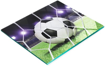 Keukenplank van gehard glas met decoratieve afbeeldingen - Voetbalstadion 60x52 cm