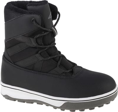 4F Kids Snow Boots, voor meisje, Zwart, Sneeuw laarzen, maat: 32