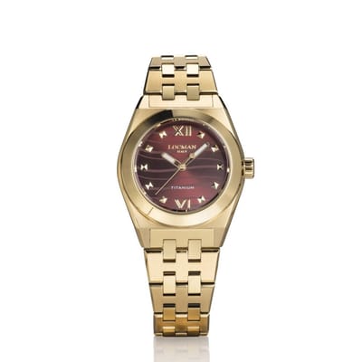 Locman - 0225Y29Y-YYRDYGBY - Polshorloge - Dames - Kwarts - Stealth Titanium Lady