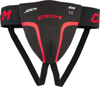 CCM - Toque - Kruisbeschermer - Volwassenen - Zwart - Rood