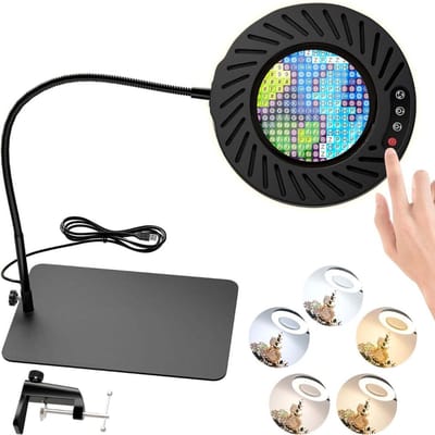 CLGP® Vergrootglas Met Verlichting - Loeplamp met Led Verlichting - Zwart