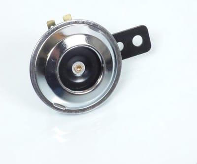 P2R-claxon voor auto's ø70 / 12 V, verchroomd, volledig en zwart, nieuw