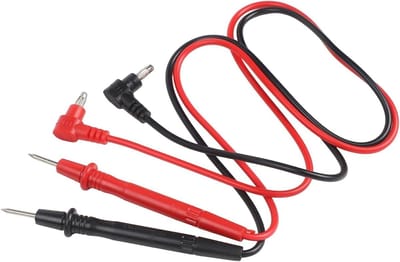 Testkabels Multimeter - Meetpennen Set - Elektrische Metingen - Koperen Naalden - 72 cm Lengte - Zoals Afgebeeld