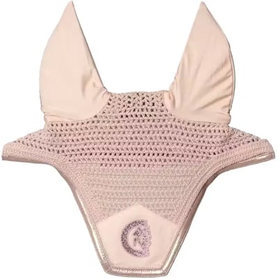 Kentucky Horsewear - Oornetje wellington soundless glitter sparkling oude roos