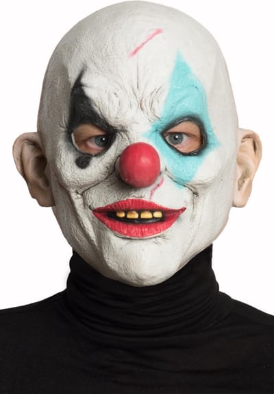 Partychimp Killer Clown Scary Clown Terry Volledig Hoofd Masker Halloween Masker voor bij Halloween Kostuum Volwassenen Carnaval - Latex - One size