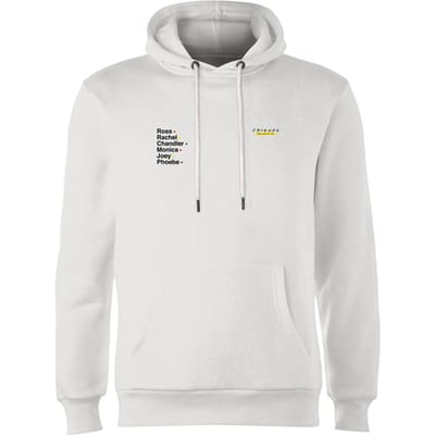 Friends Names Unisex Hoodie - White - M