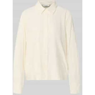 Regular fit overhemdblouse van pure viscose