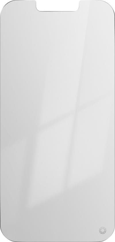 Force Case, Screenprotector geschikt voor iPhone 13 Mini - Privacy Organic Glass, Transparant zwart