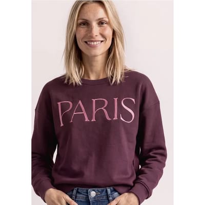 Loose Fit Sweatshirt met Artwork