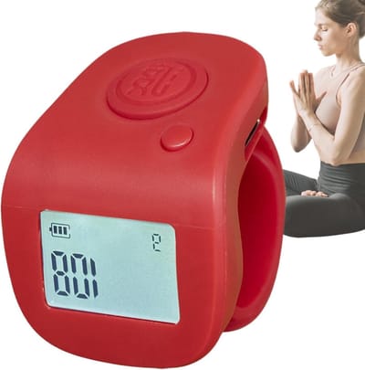 Handteller Clicker - Digitale Teller - Sportevenementen Tellen - Waterdicht LED Display - 6 Cijfers - Rood