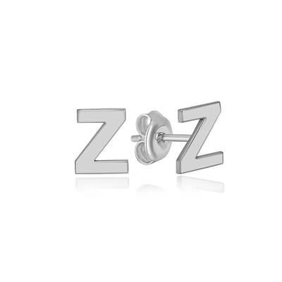 Z initial oorknop zilver