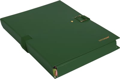 Exacompta 10x Extensor® Balacron - Map met uitrekbare rug en klep - 24x32 cm - Groen - 22007E