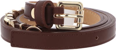 VALENTINO Riem Emma Winter Belt W120 Caffé / Oro Bruine