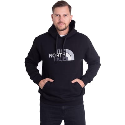 The North Face Heren Drew Peak Embroidery Overhead Hoodie Zwart