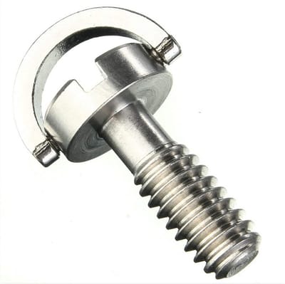 Set van 2 RVS 1/4" Schroeven voor Statief, Monopod en Camera - Duurzaam en Betrouwbaar