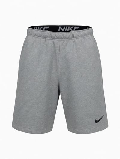 NIKE Dri-Fit Korte Broek Heren - Dark Grey Heather / Black - XL