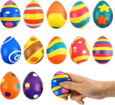 Kleurige Paaseieren voor Kinderen - Perfect voor Paasdecoratie, Mandvullers en Geschenkideeën