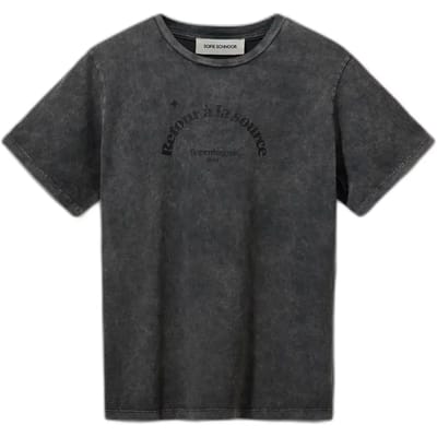 T-shirt met print Terug naar de bron dames Sofie Schnoor Zenasw