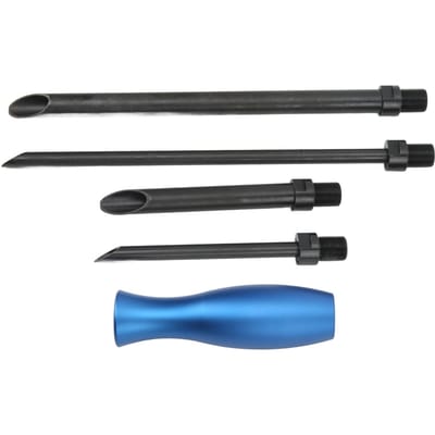 Jeu d'outils d'insertion de fil 7618 Harnais de fils d'acier Outil d'enfilage et de dénudage pour voitures, camping-cars, bateaux black
