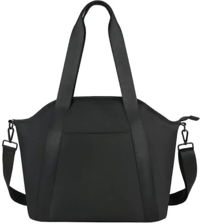 WiseGoods Premium Luiertas Tote Waterdicht Met Isolatie - PU Leer Kinderwagen Tas & Organizer - Ruime Baby Tassen - Zwart