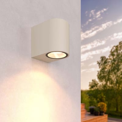 Ledvion - Wandlamp Buiten Sacramento, Beige, GU10 Fitting