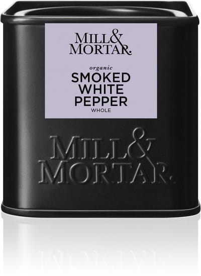 Mill & Mortar Smoked White Pepper - Biologische Witte Peper gerookt - 50 g