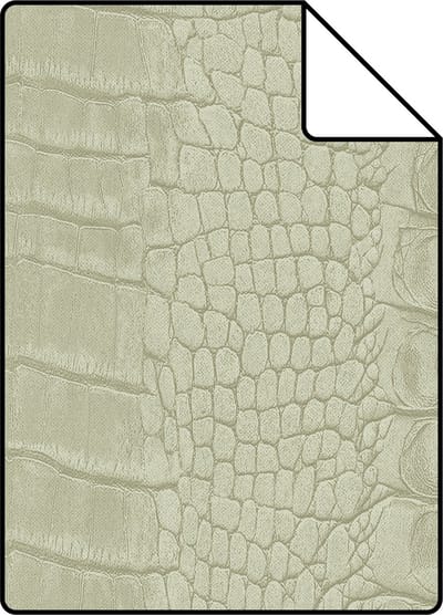 Proefstaal Origin Wallcoverings behang krokodillenhuid beige - 26,5 x 21 cm - 347771-S