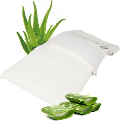 Orthopedisch NeCTestondersteunend Kussen van Visco Gel Foam - Ademend Slaapkussen voor HWS Ondersteuning en Nekpijn - Voor Kinderen en Buikslapers (70 x 42 x 10 cm)