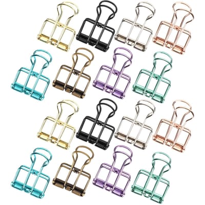 Pince Queue Longue Multicolore Clip Queue d'Aronde Creux Trombone Outil Décoratif de Bureau(S ) S
