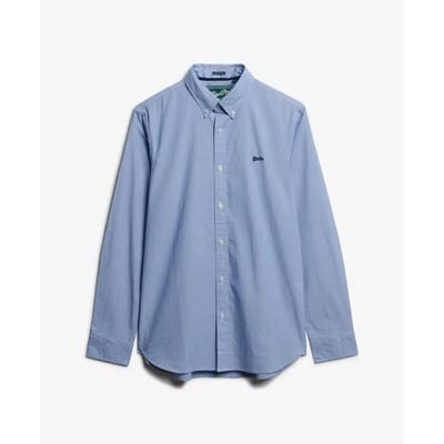 Superdry - Essentials Tailored Lite overhemd - Heren - Lange mouwen shirts