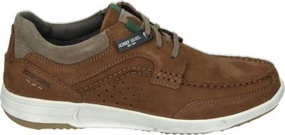 Josef Seibel - ENRICO 25 - Vrije tijdsschoenenHeren veterschoenHeren sneakersCasual - Kleur: Cognac - Maat: 41