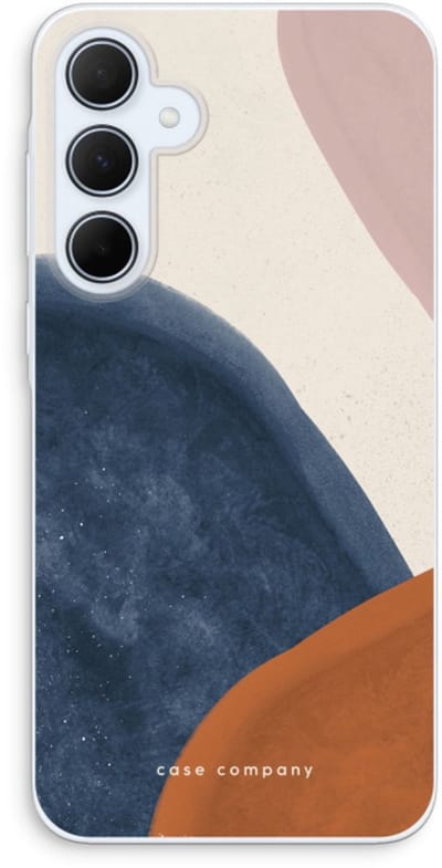 Case Company® - Hoesje geschikt voor Samsung Galaxy A35 hoesje - Geo #1 - Soft Cover Telefoonhoesje - Bescherming aan alle Kanten en Schermrand