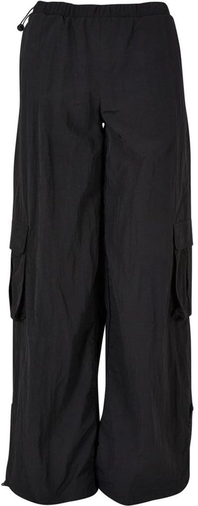 Urban Classics - Wide Crinkle Nylon Cargobroek - 4XL - Zwart