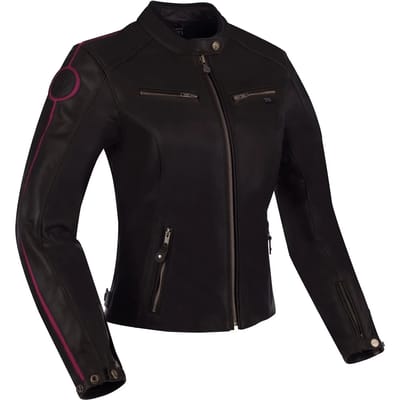 Leren motorjack voor vrouwen Segura devon