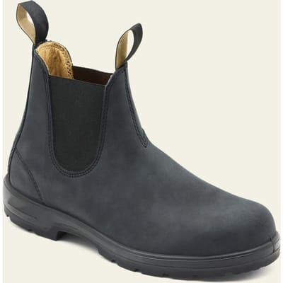 Luxe Schoenen Voor Mannen Leren Laarzen Mode Chelsea Laarzen Retro Koppels Enkellaars Mannen Martin Booties Zapatos De Seguridad Hombre 39 black