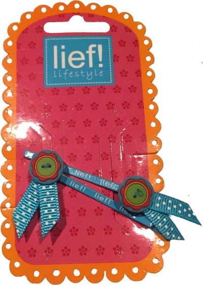 Haarschuifjes / Haarclipjes Knoop Blauw - Lief Lifestyle‎‎