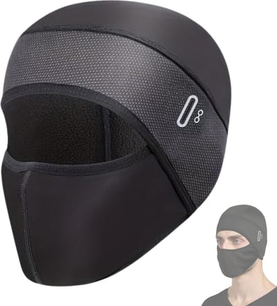 Bovista Winter Masker - Ski Mask - Bivakmuts - Balaclava - Ski Masker - Face Mask - Full Face Mask - Zwart