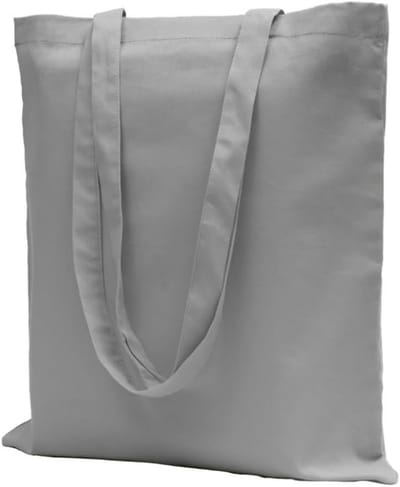 Katoenen Shopper 38 x 42 cm - Herbruikbare Milieuvriendelijke Tas voor Bedrukken en Beschilderen, Ideaal voor Winkelen en Dagelijks Gebruik