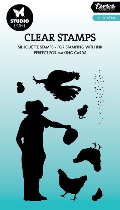Clear stamps Chickens - Essentials nr. 831