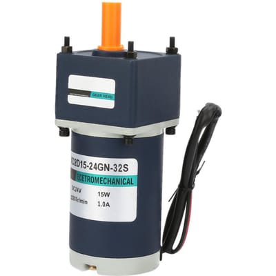 DC24V 15W XD2D15 24GN 32S Permanent Magneet DC Reductiemotor Regelbaar Toerental (17RPM)