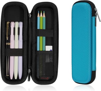 Hard EVA Pennenetui - Schokbestendige Pennenhouder voor Executive Vulpen, Ideaal voor Kantoor en School, Turquoise