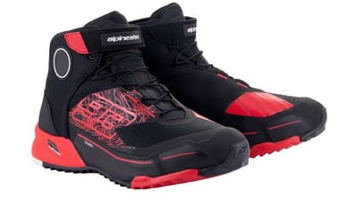 Alpinestars MM93 CR-X Drystar Riding Shoes Black Bright Red - Maat US 8.5 - Laars