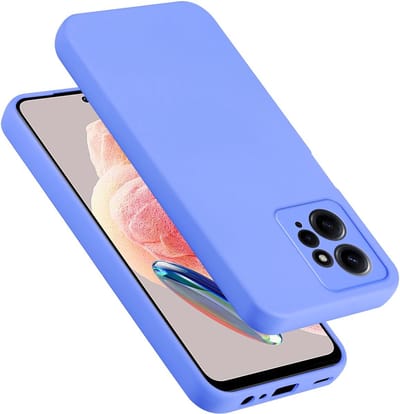 Cadorabo Hoesje geschikt voor Xiaomi Redmi Note 12 4G in LIQUID LICHT PAARS - Beschermhoes gemaakt van flexibel TPU silicone Case Cover