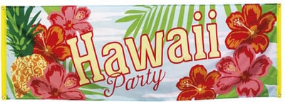 banner Hawaii Party 220 cm