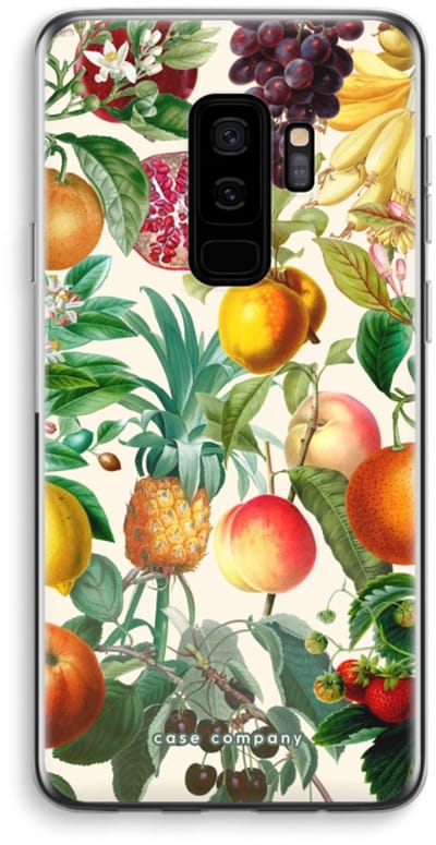 Case Company® - Hoesje geschikt voor Samsung Galaxy S9 Plus hoesje - Classic Flora - Soft Cover Telefoonhoesje - Bescherming aan alle Kanten en Schermrand